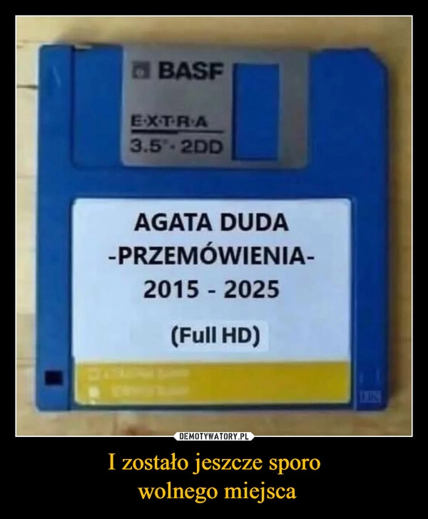 
    I zostało jeszcze sporo
 wolnego miejsca