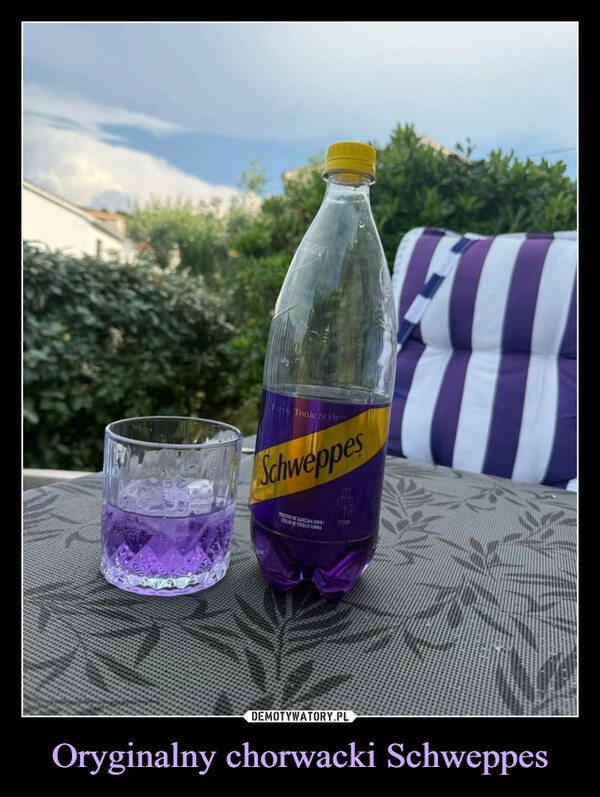 
    Oryginalny chorwacki Schweppes