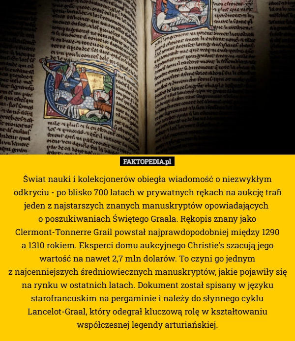 
    Świat nauki i kolekcjonerów obiegła wiadomość o niezwykłym odkryciu - po