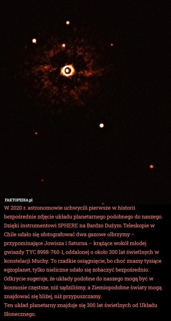 
    W 2020 r. astronomowie uchwycili pierwsze w historii bezpośrednie zdjęcie