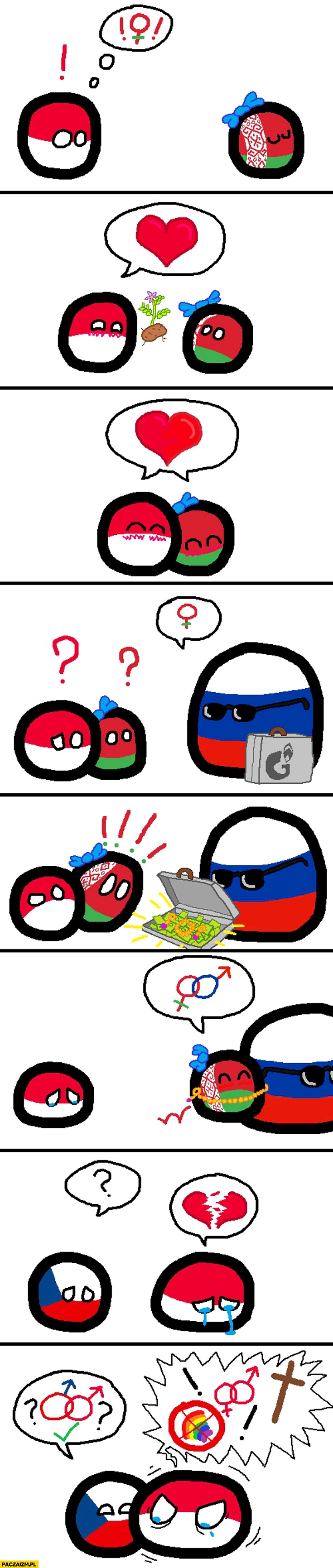 
    Polandball Polska Białoruś Rosja Czechy