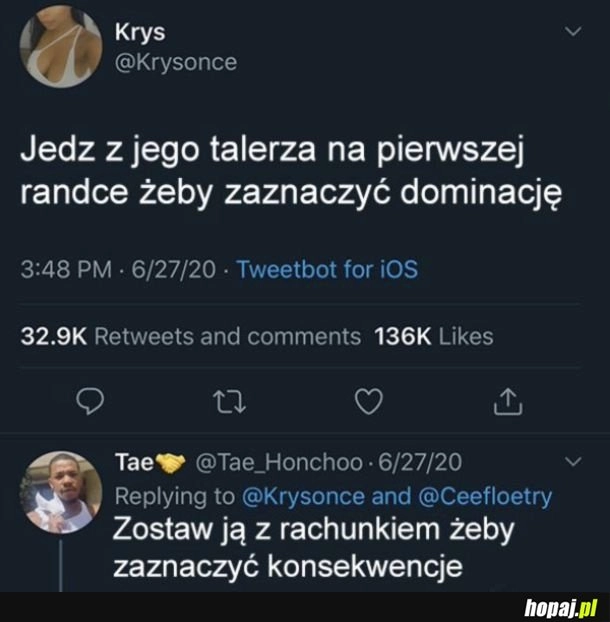 
    Konsekwencje dominacji