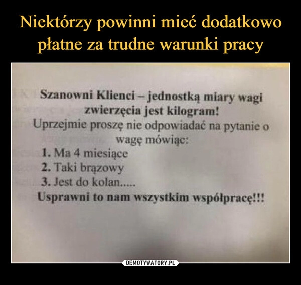 
    
Niektórzy powinni mieć dodatkowo płatne za trudne warunki pracy 