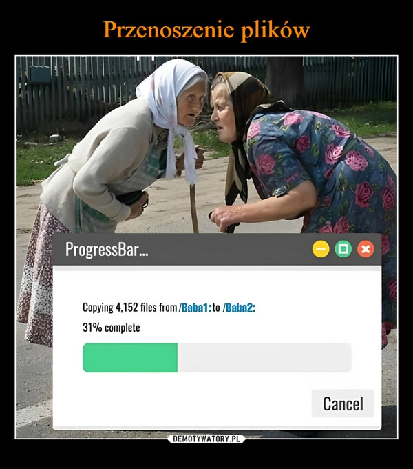 
    Przenoszenie plików