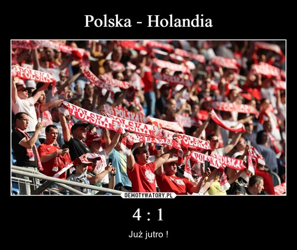 
    Polska - Holandia 4 : 1