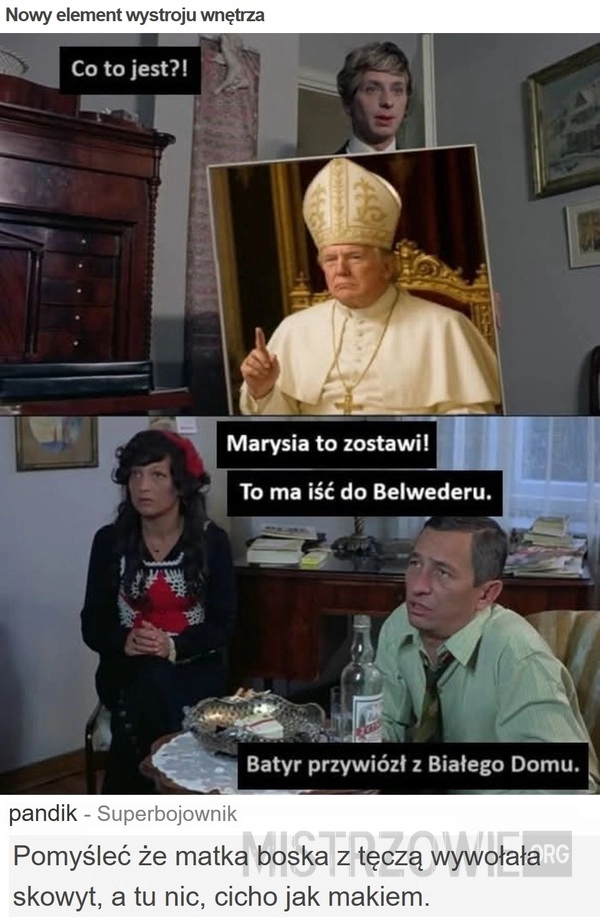 
    Nowy element wystroju wnętrza