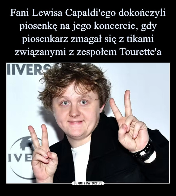 
    Fani Lewisa Capaldi'ego dokończyli piosenkę na jego koncercie, gdy piosenkarz zmagał się z tikami związanymi z zespołem Tourette'a