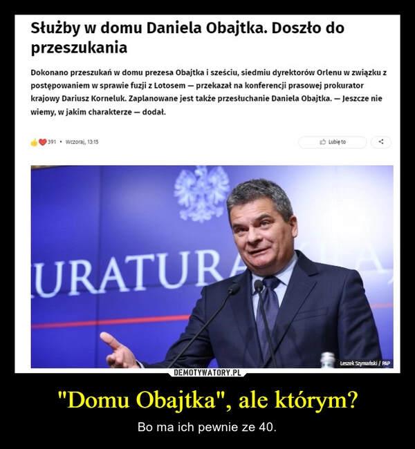 
    "Domu Obajtka", ale którym?