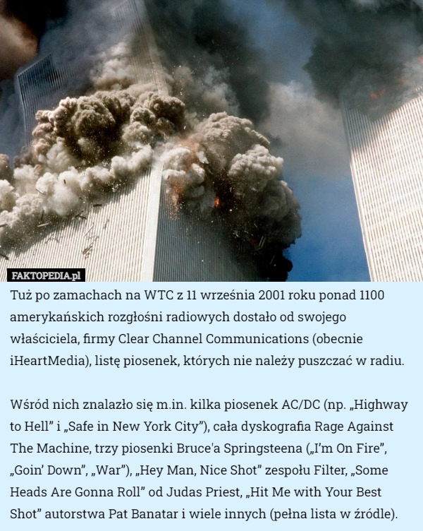 
    
			Tuż po zamachach na WTC z 11 września 2001 roku ponad 1100 amerykańskich...					