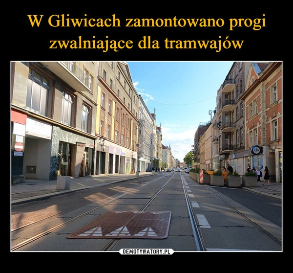 
    W Gliwicach zamontowano progi zwalniające dla tramwajów