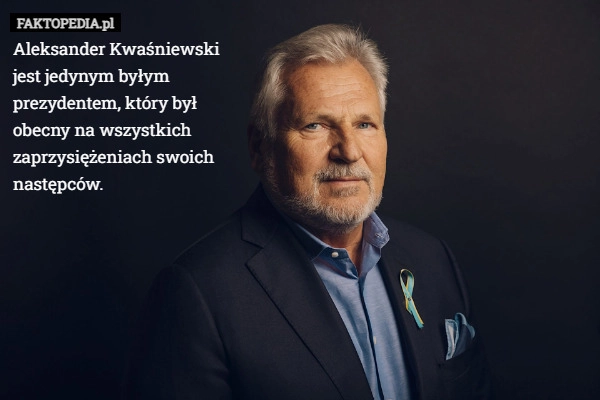 
    Aleksander Kwaśniewski jest jedynym byłym prezydentem, który był obecny