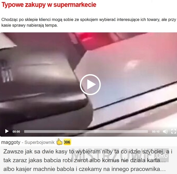 
    
			Typowe zakupy w supermarkecie					