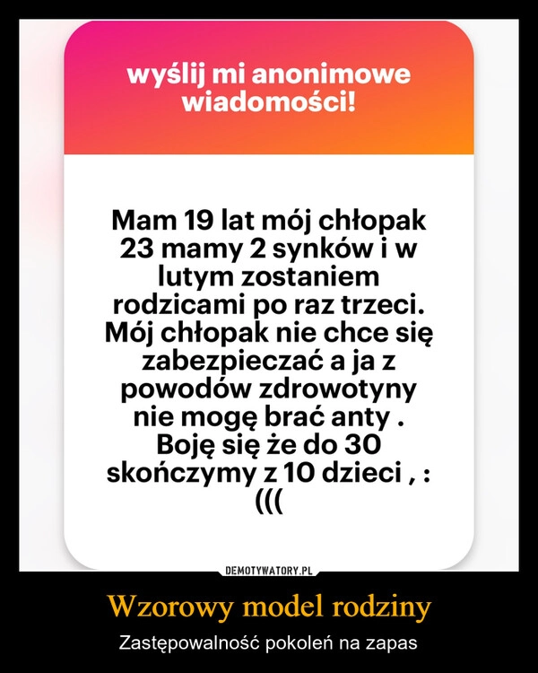 
    Wzorowy model rodziny