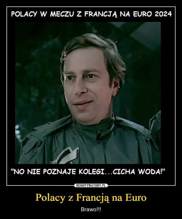 
    Polacy z Francją na Euro