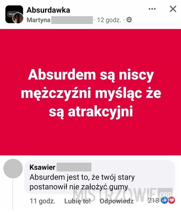 
    Prawdziwy absurd