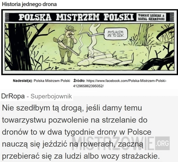 
    Historia jednego drona