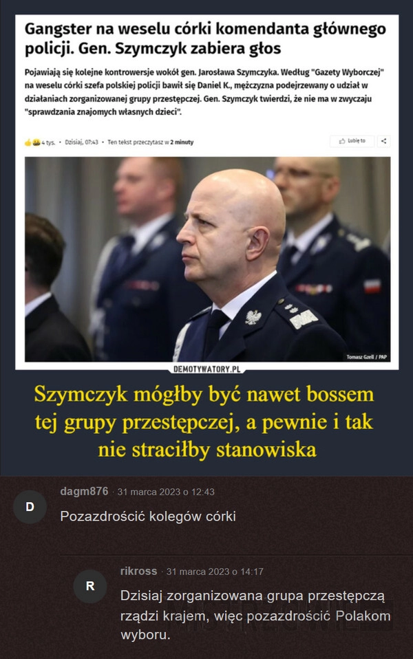 
    Wesele córki komendanta głównego