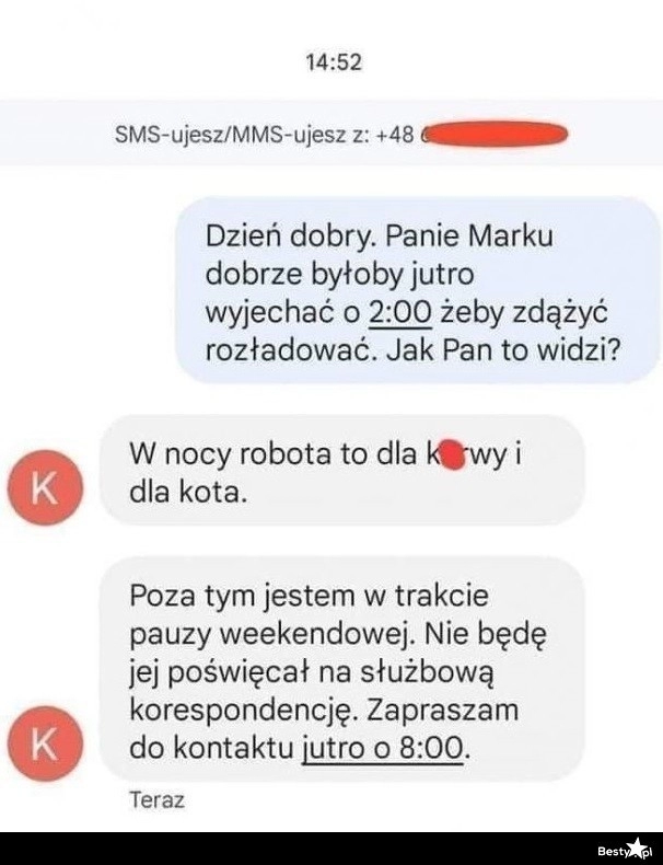 
    Robota dla pana Marka 