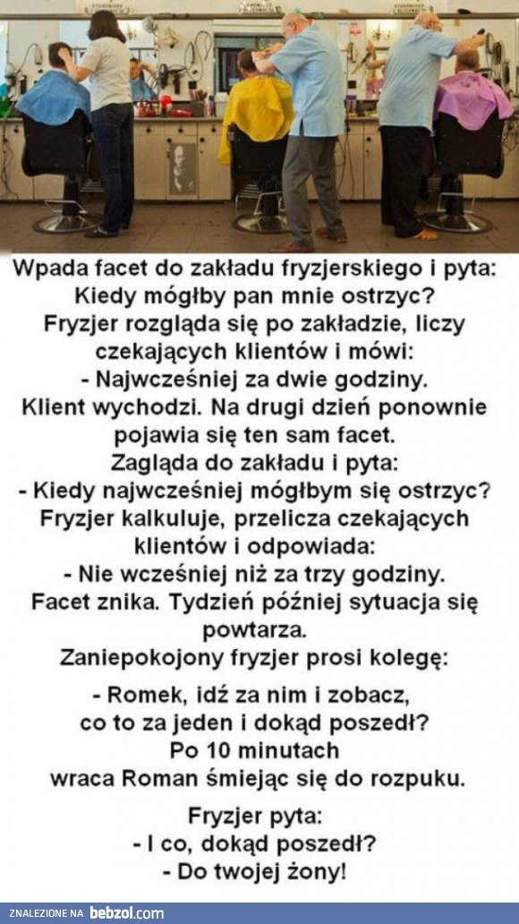 
    Przygoda u fryzjera