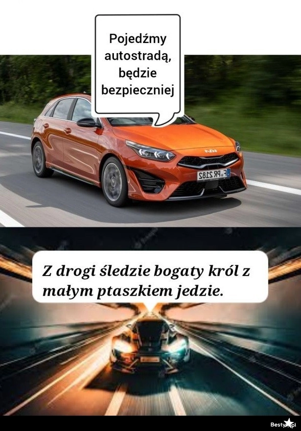 
    Szaleńcy na autostradach... 