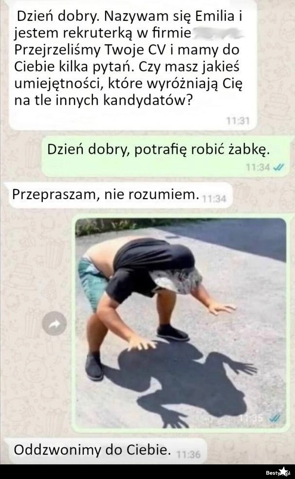 
    Specjalne umiejętności 