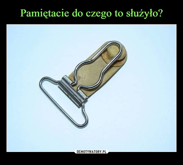 
    Pamiętacie do czego to służyło?