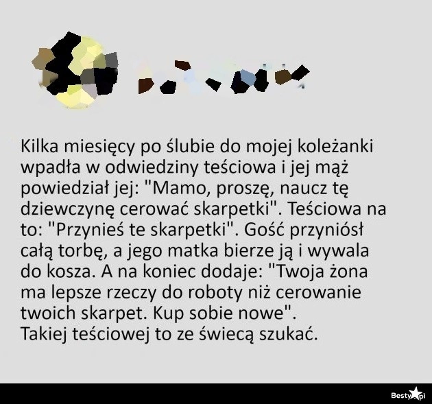 
    Interwencja teściowej 