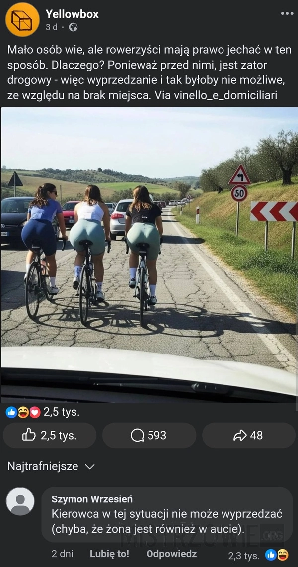 
    Rowerzyści
