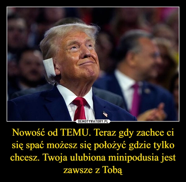 
    Nowość od TEMU. Teraz gdy zachce ci się spać możesz się położyć gdzie tylko chcesz. Twoja ulubiona minipodusia jest zawsze z Tobą