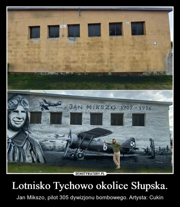 
    Lotnisko Tychowo okolice Słupska.