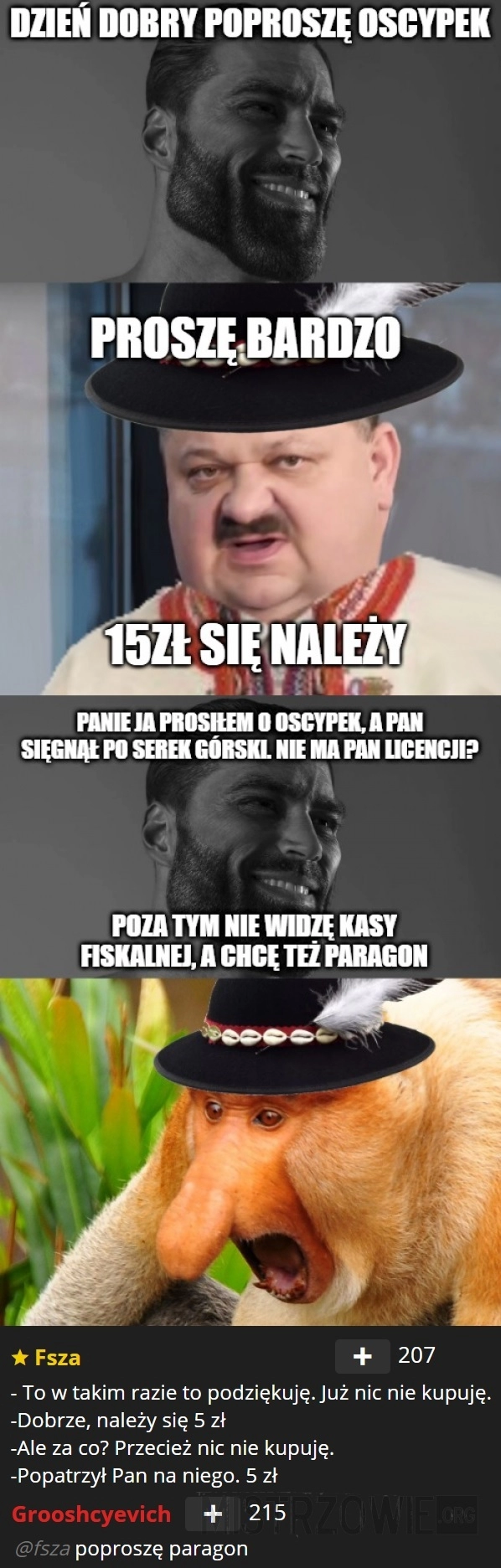 
    Górale go nienawidzą