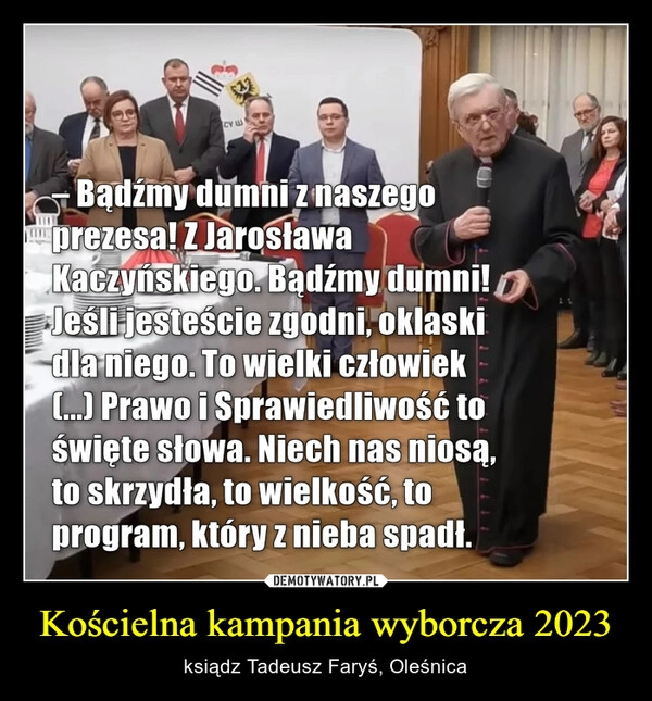 
    Kościelna kampania wyborcza 2023 