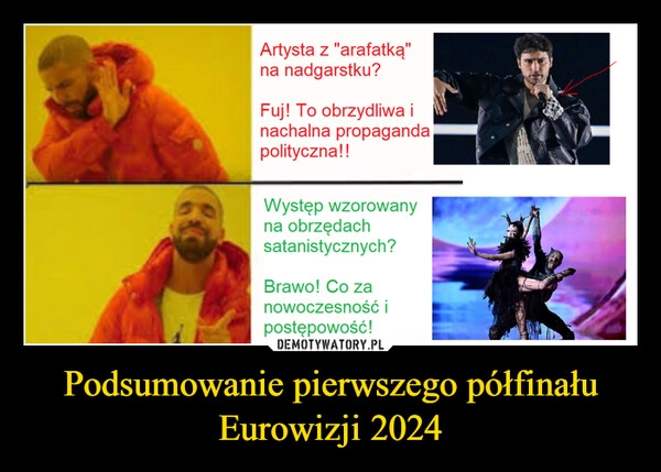 
    Podsumowanie pierwszego półfinału Eurowizji 2024