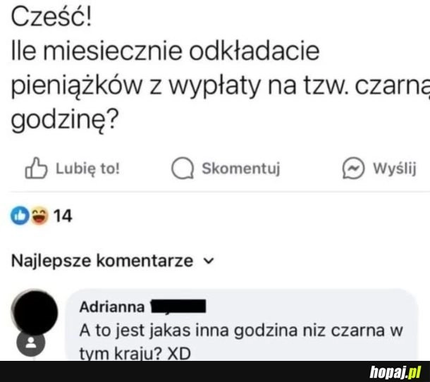 
    Czarna godzina