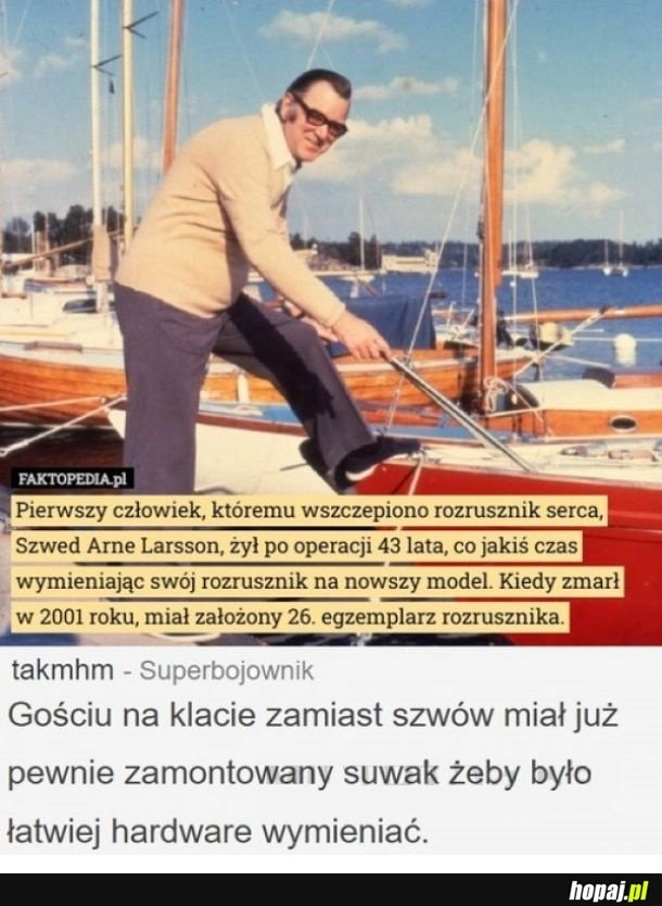 
    Szwed miał 26 razy wymieniany rozrusznik serca