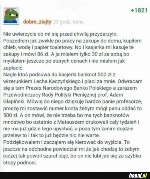 
    Nie uwierzycie co mi się przydarzyło