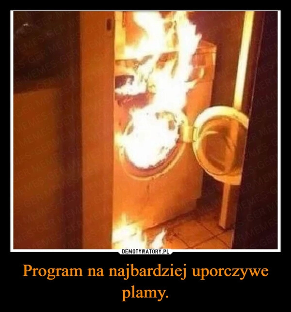 
    Program na najbardziej uporczywe plamy.