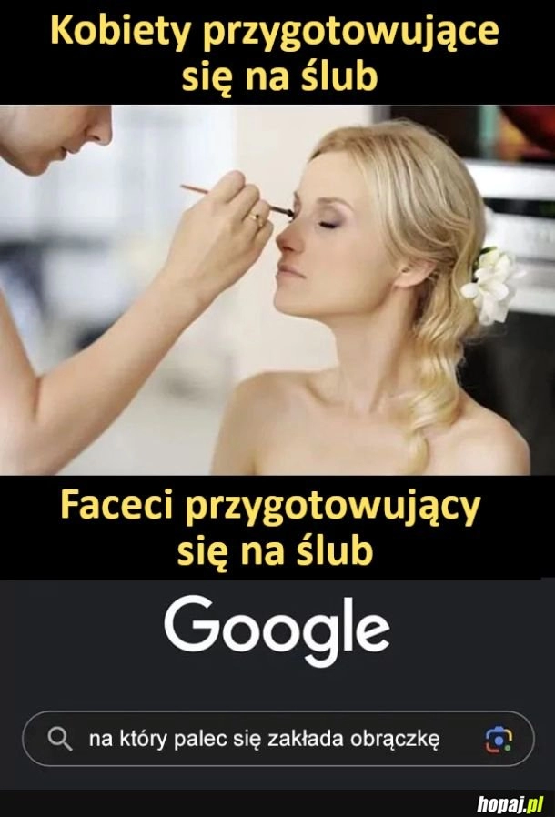 
    Przygotowywanie do ślubu