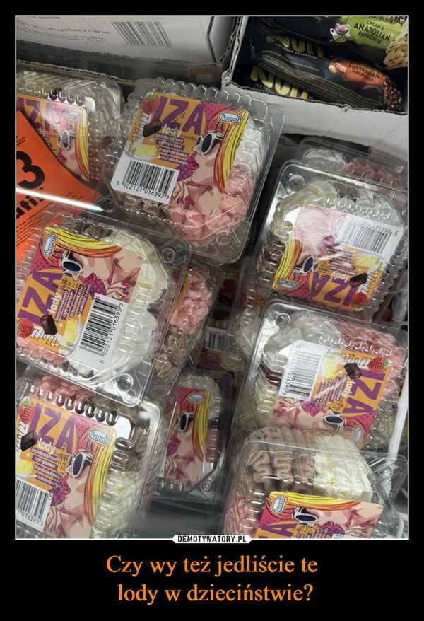 
    Czy wy też jedliście te
 lody w dzieciństwie?