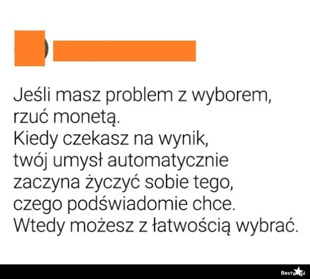 
    Problem z wyborem 