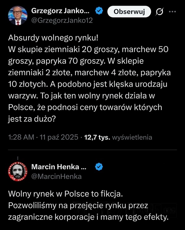 
    Wolny rynek
