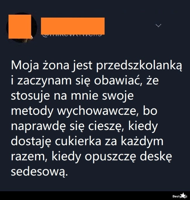 
    Żona przedszkolanka 