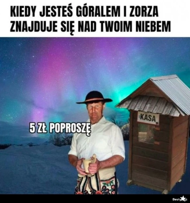 
    Zorza w Zakopanem 