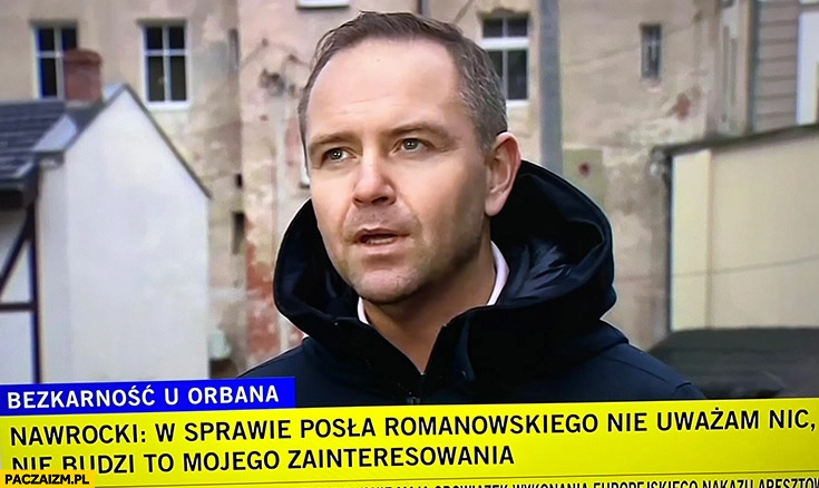 
    Nawrocki w sprawie posła Romanowskiego: nie uważam nic cytat