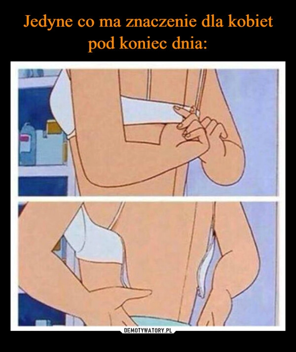 
    Jedyne co ma znaczenie dla kobiet pod koniec dnia: