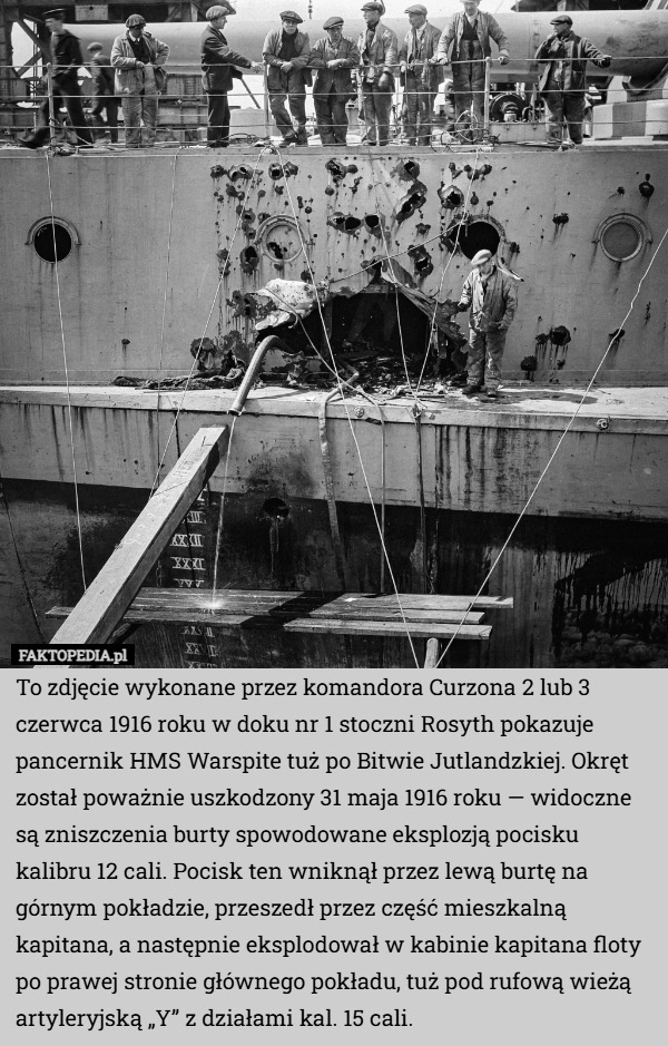 
    To zdjęcie wykonane przez komandora Curzona 2 lub 3 czerwca 1916 roku w
