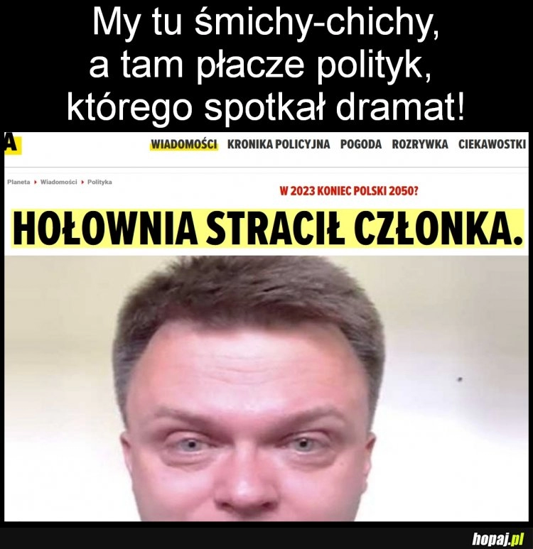 
    Ni ma letko, w polityce! :))