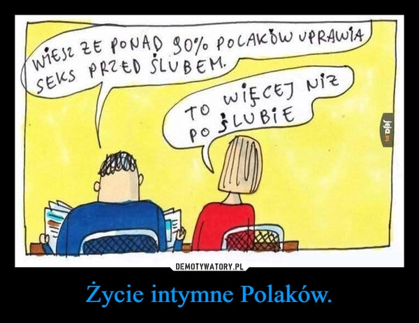 
    Życie intymne Polaków.