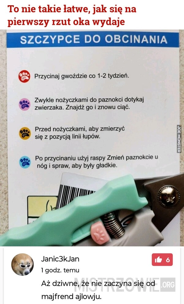 
    Szczypce do obcinania
