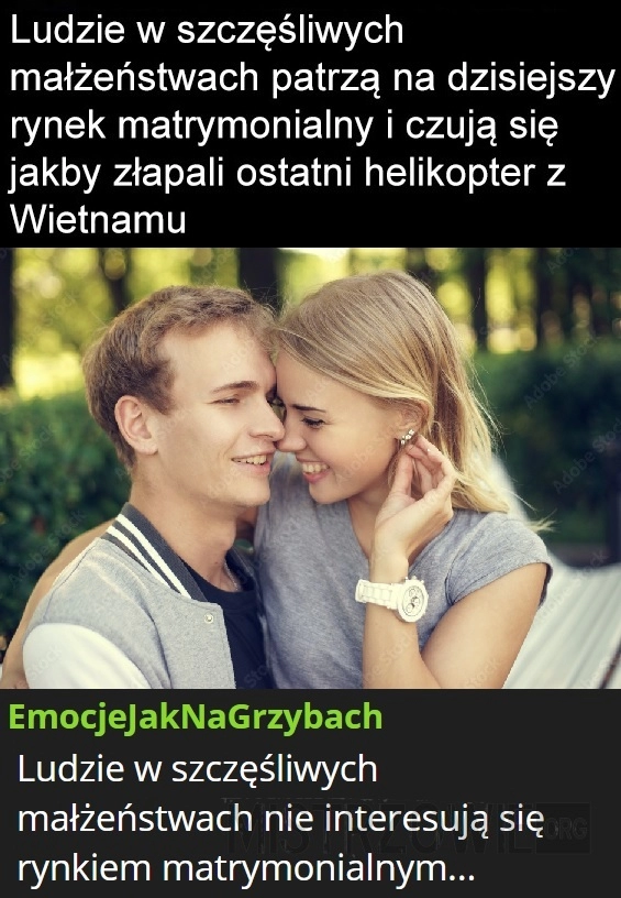 
    Ludzie w szczęśliwych małżenstwach